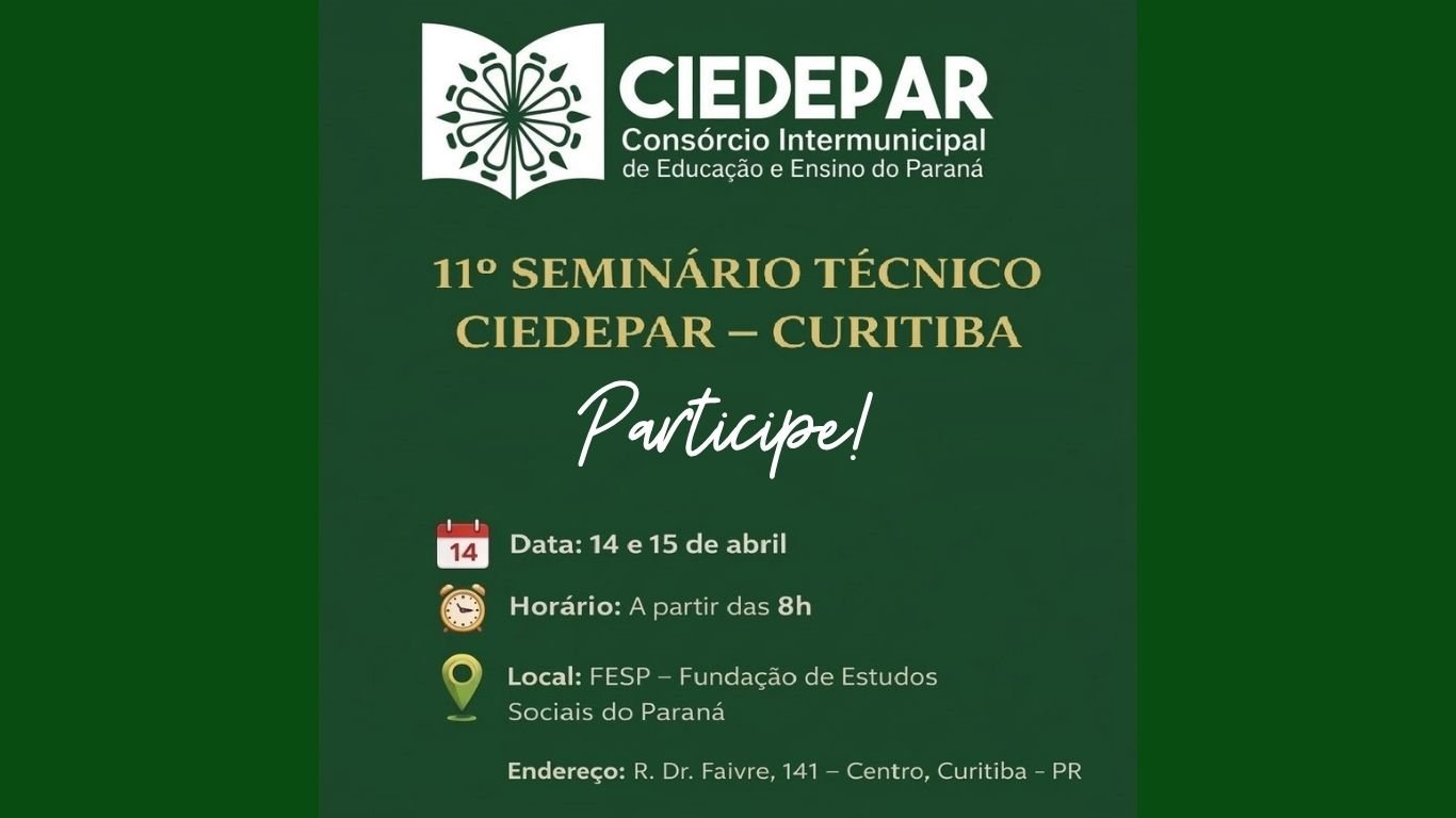 CIEDEPAR realizará seu 11º Seminário Técnico em Curitiba