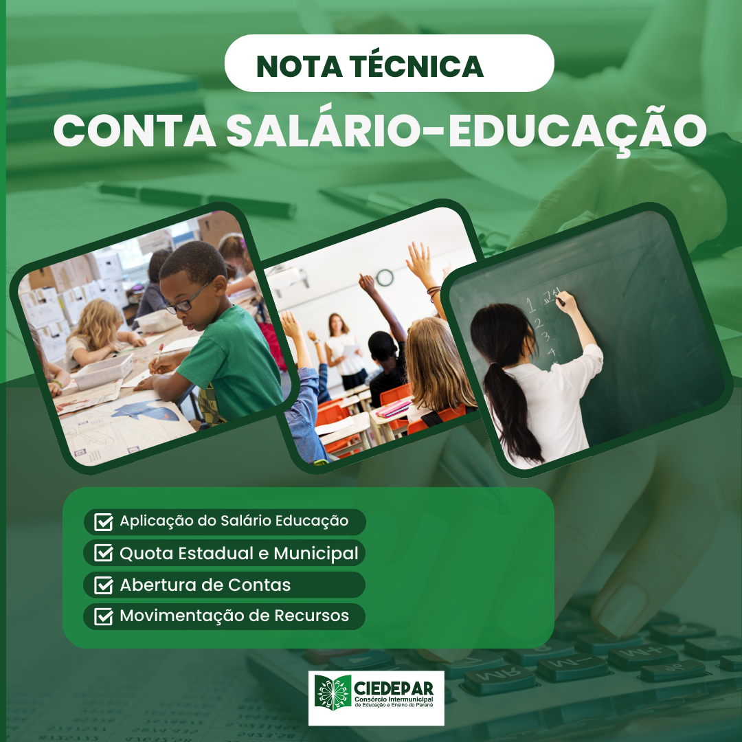 NOTA TÉCNICA : Procedimentos e Utilização dos dos Recursos do Salário-Educação